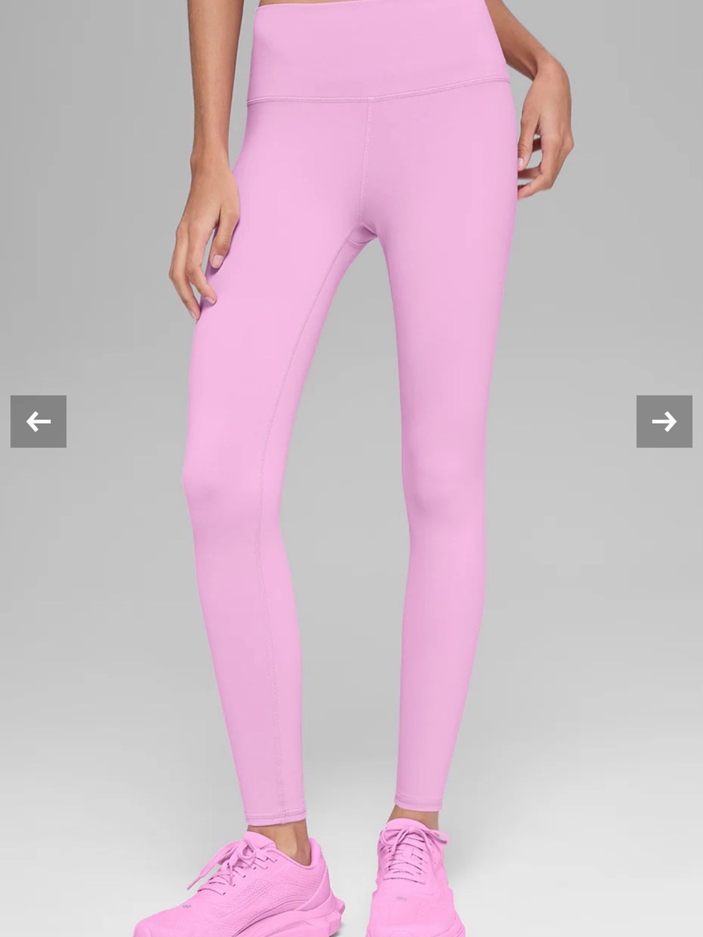 ALO Yoga Candy Heart Pink High-Waist Airbrush Leggings
